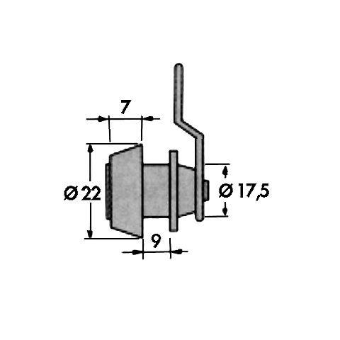 Batteuse à fourchette avec came 1112 N pour boîtes aux lettres