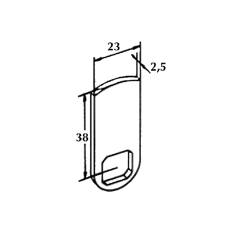 Came droite réf. 911/6