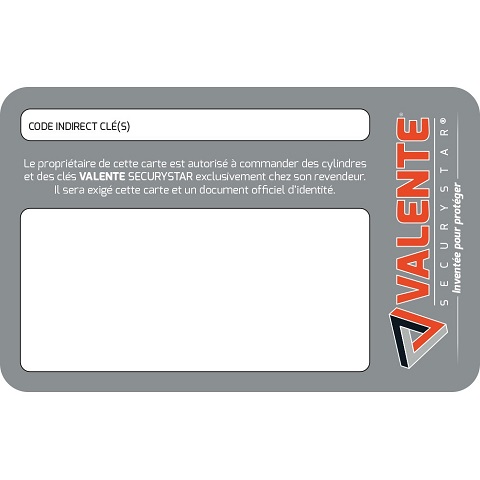 Carte de propriété SECURYSTAR