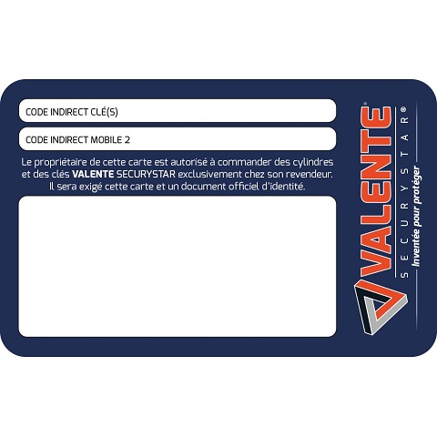 Carte de propriété SECURYSTAR