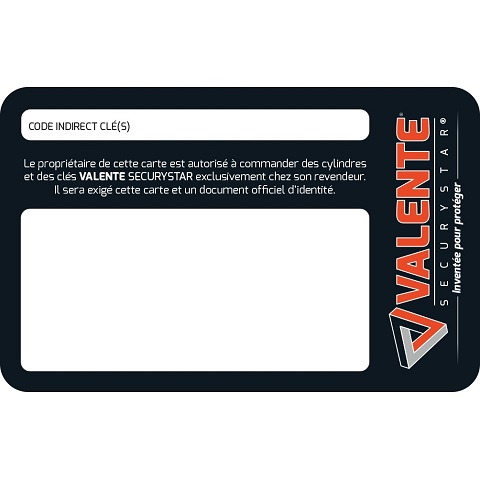 Carte de propriété SECURYSTAR
