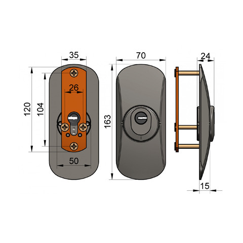 Protecteur de cylindre Lince SQDO